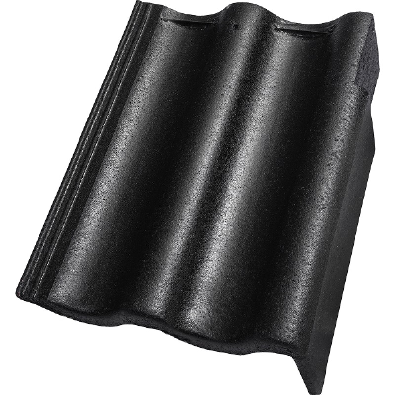 Bramac jobbos szegélycserép - Ébenfekete