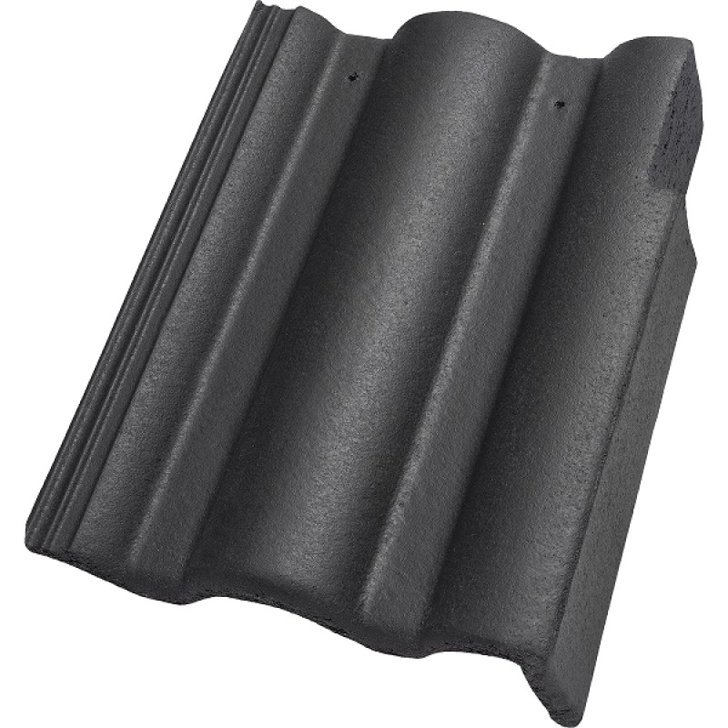 Bramac jobbos szegélycserép - Antracit