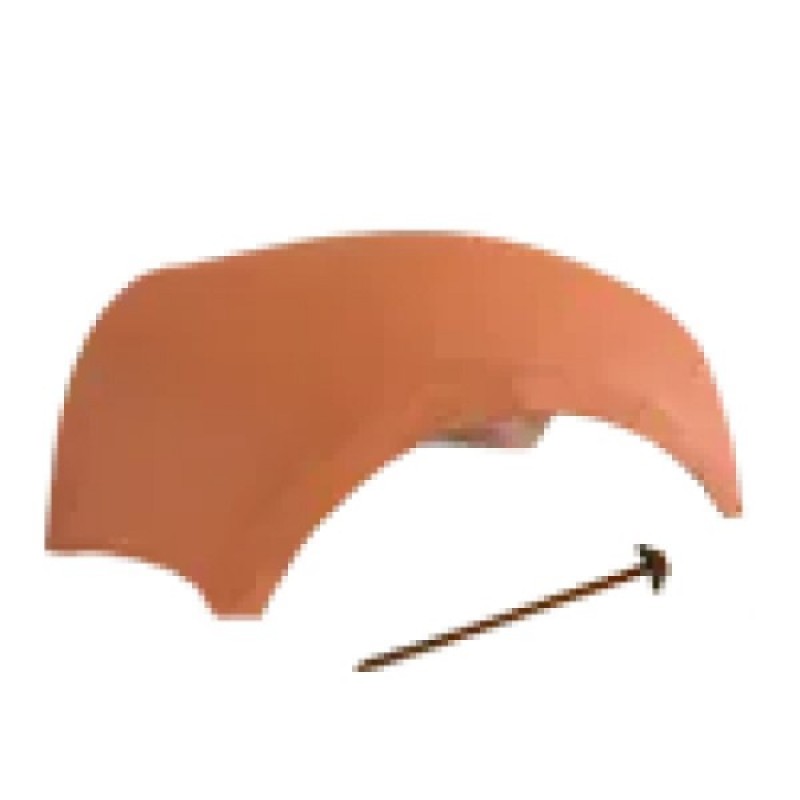 Terrán 3-as elosztó kúpcserép rögzítőkkel - Tégla