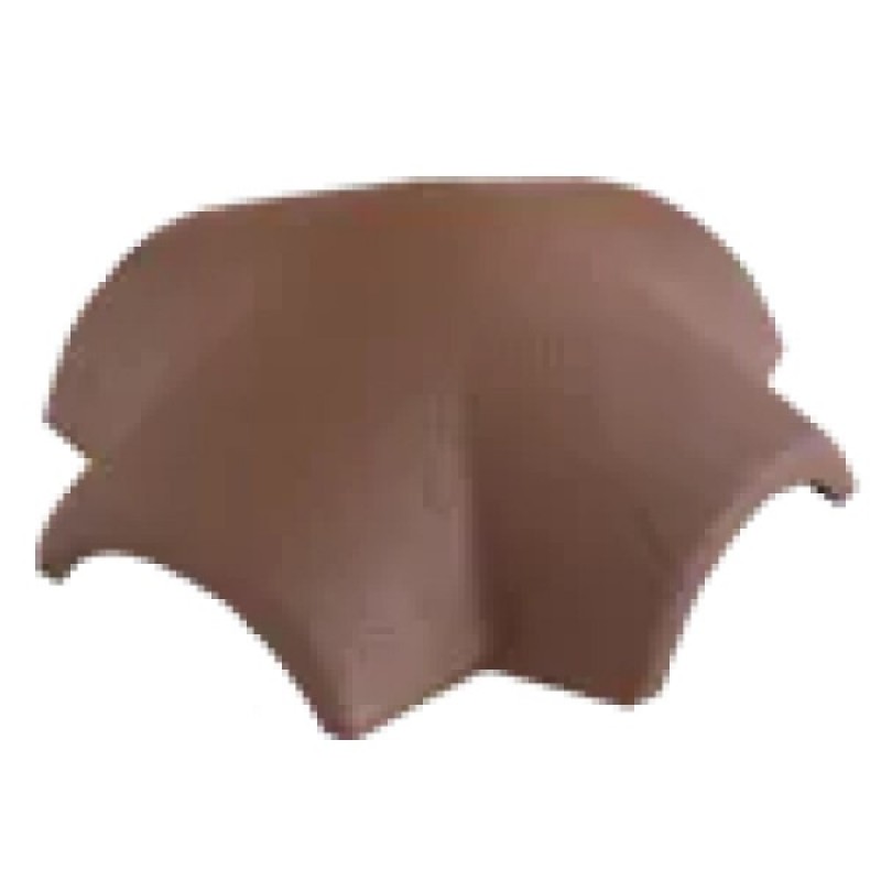 Terrán 4-es elosztó kúpcserép - Barna