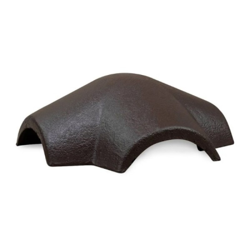 Terrán 4-es elosztó kúpcserép - Gesztenyebarna